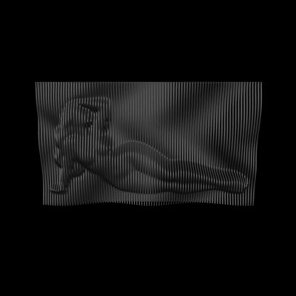 Sculpted Horizontal Woman